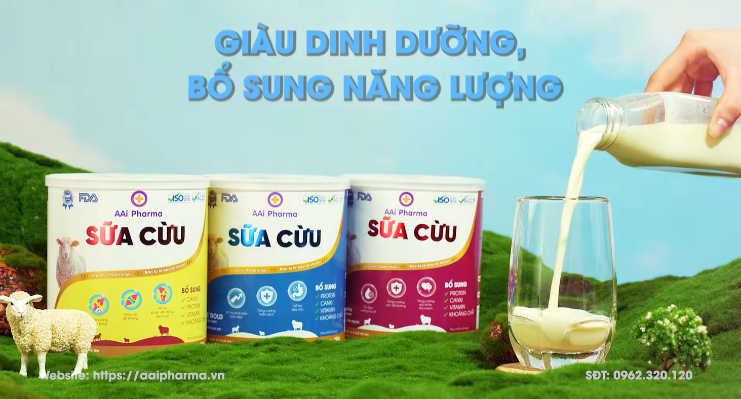 Sữa cừu Organic– bổ sung protein cho mọi lứa tuổi