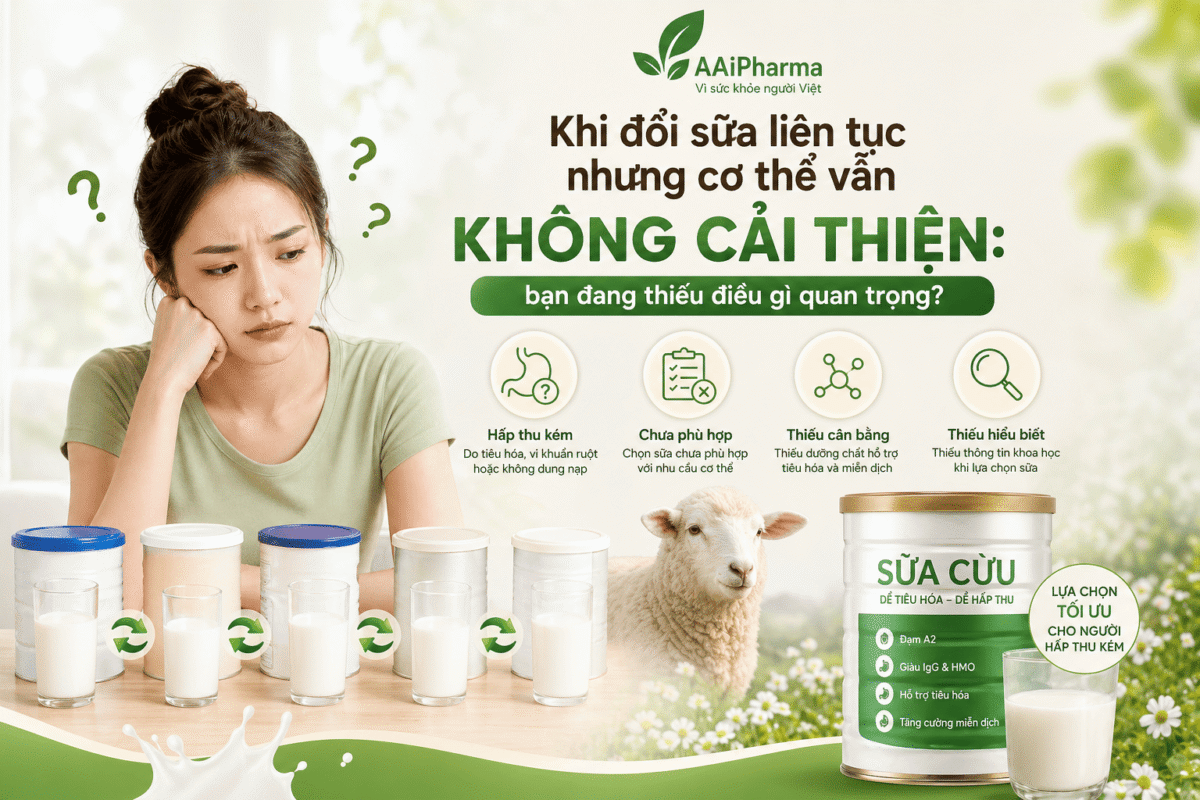 có nên đổi sữa cừu