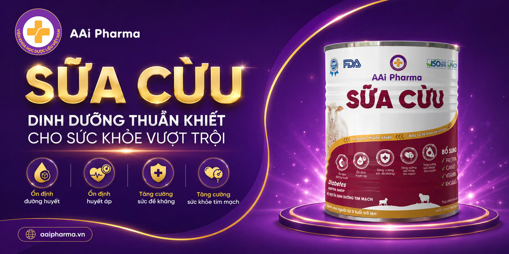ảnh sữa cừu aaipharma