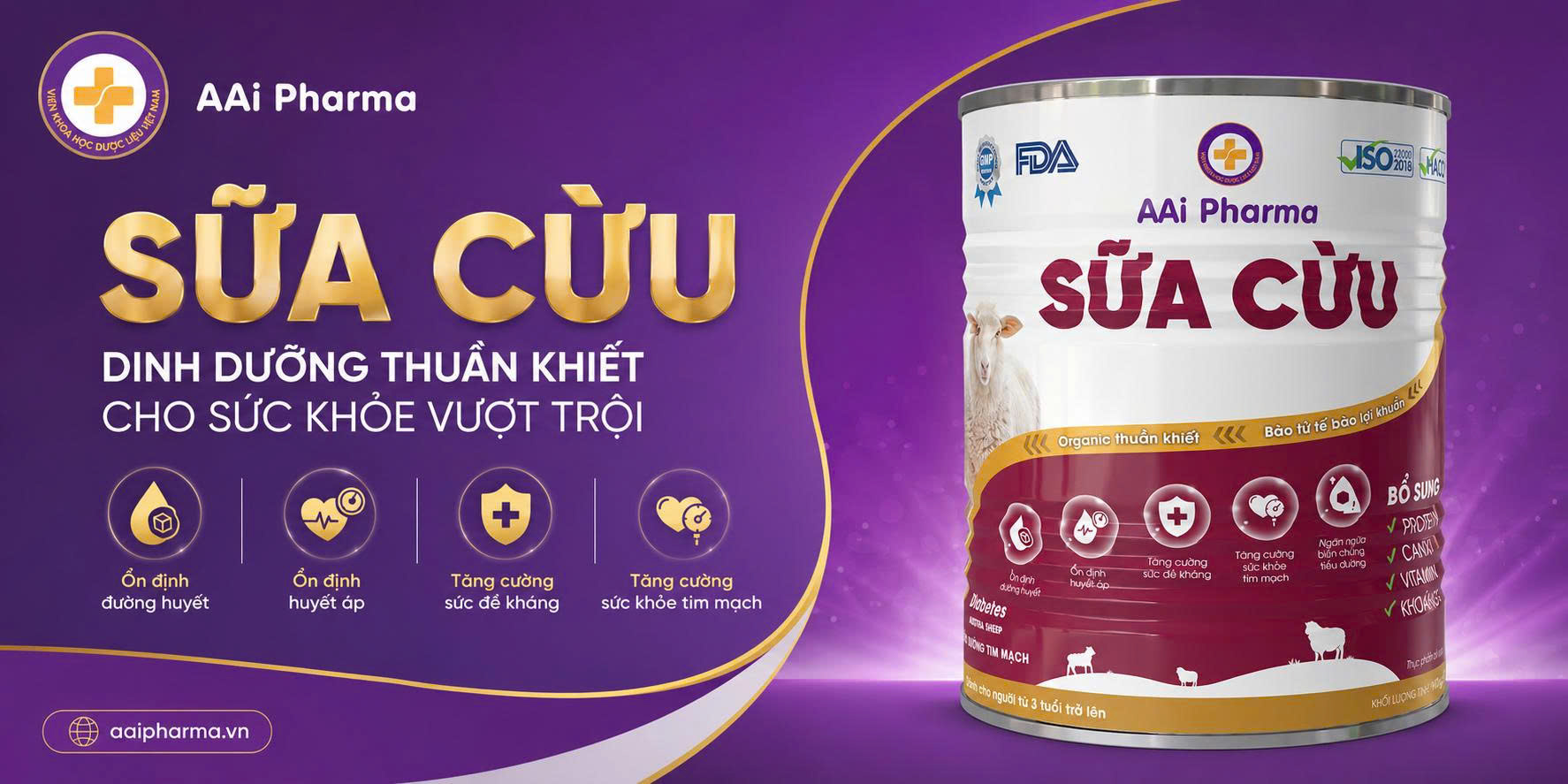ảnh sữa cừu aaipharma
