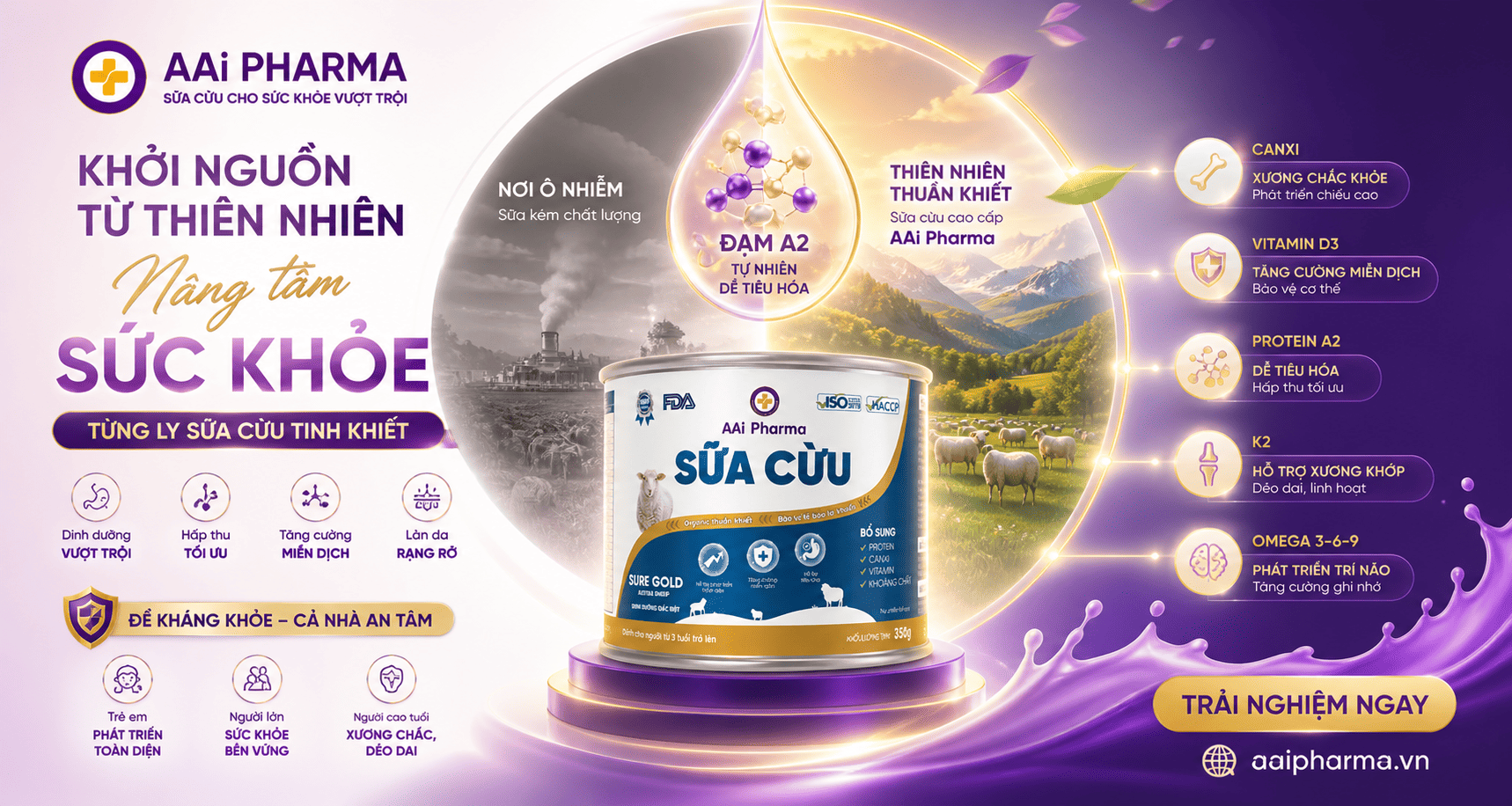 ảnh sữa cừu aaipharma